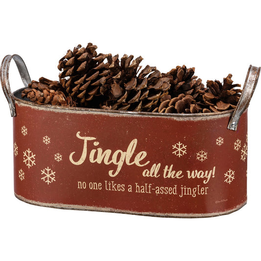 Santa I Deserve It All Bin
