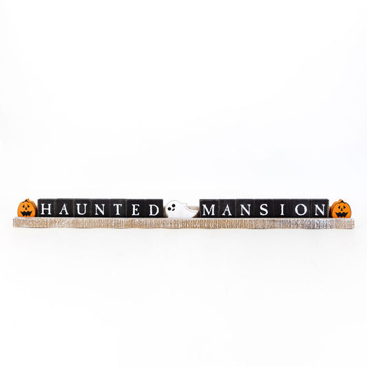 Haunted Mansion Ledgie Sign