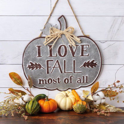 I Love Fall Most Of All Wall Decor