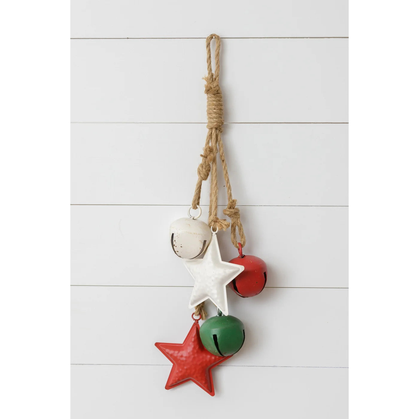 Hanging Metal Stars and Bells