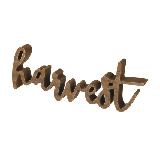 Harvest Cutout Word