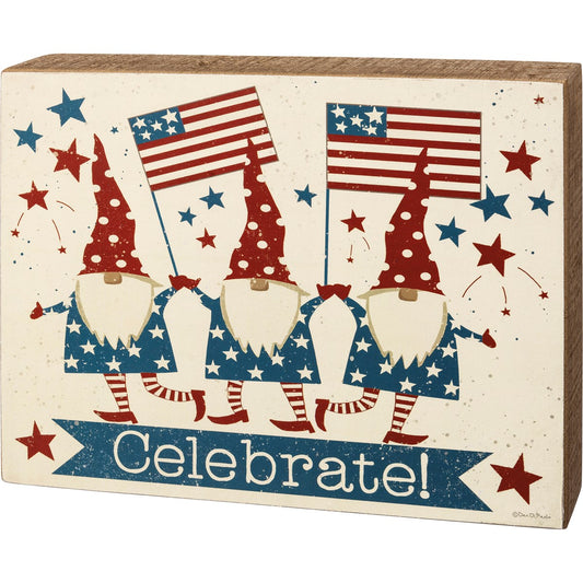 Celebrate Box Sign