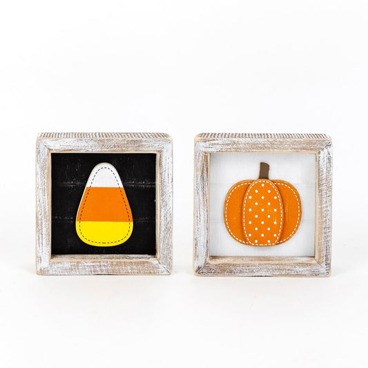 Pumpkin/Candy Corn Sign