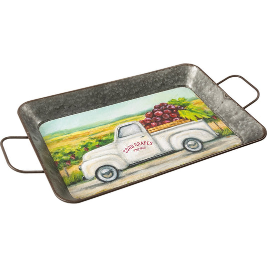 Good Grapes Vineyard Truck Tray